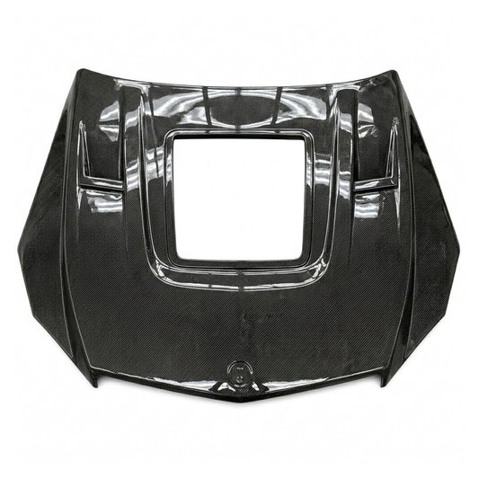 2014-2017 Mercedes E-Class Glass Engine Cover Carbon Fiber Hood | W207/A207/C207