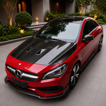 2014-2019 Mercedes CLA-Class/CLA45 AMG S Style Carbon Fiber Hood | W117/C117/X117