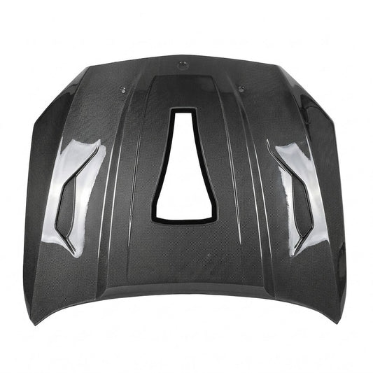 2014-2020 Mercedes S-Class/S63/S65 AMG Glass Engine Cover Carbon Fiber Hood | W222