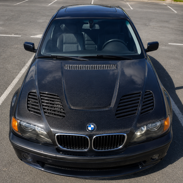 1999-2003 BMW 3-Series GTR Style Carbon Fiber Hood | E46 Sedan