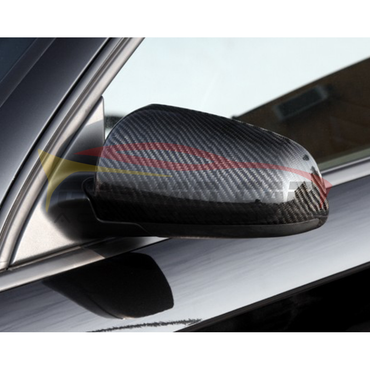 2005-2008 Audi A4/S4/RS4 Carbon Fiber Mirror Caps | B7 A4/S4/RS4 Mirror Caps