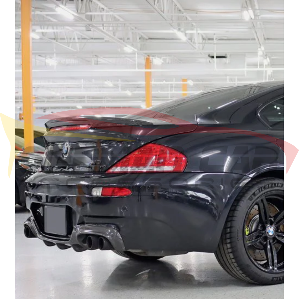2005-2010 BMW 6-Series/M6 Carbon Fiber Trunk Spoiler | E63/E64 Rear Trunk Spoilers