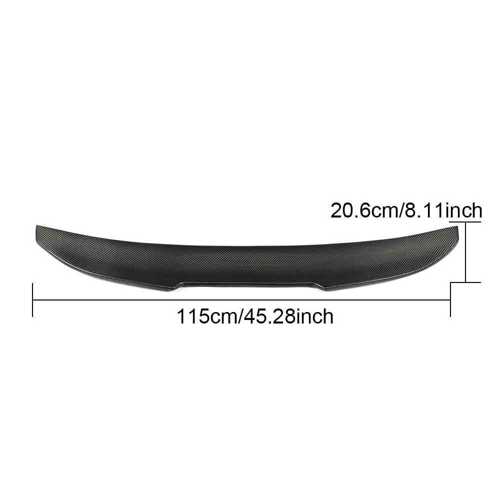 2005-2011 Audi A6/S6 Ducktail Carbon Fiber Trunk Spoiler | C6 A6/S6 Rear Trunk Spoilers