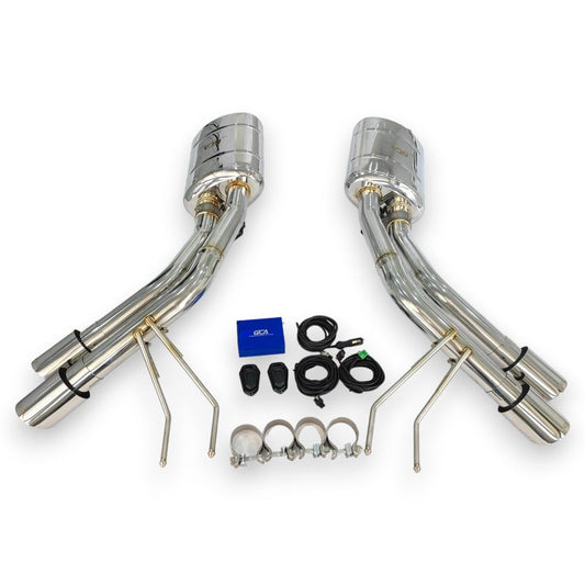 2005-2018 Mercedes G-Class/G63 Amg Valved Sport Exhaust System | W463 Stainless Steel / Chrome Tips