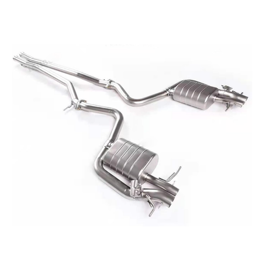 2013-2017 Mercedes S500/S550 Valved Sport Exhaust System | W222/C217 Stainless Steel / Chrome Tips