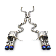 Load image into Gallery viewer, 2008-2013 Bmw M3 Valved Sport Exhaust System | E90/E92/E93 Stainless Steel / Chrome Tips Axleback
