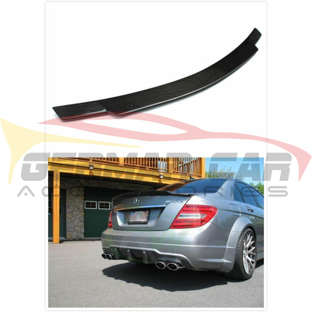 2008-2014 Mercedes-Benz C-Class C74 Style Carbon Fiber Trunk Spoiler | –  German Car Accessories