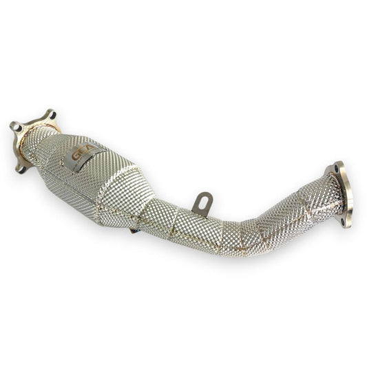 2008-2017 Audi A4/A5 Downpipe | B8/B8.5 Yes Heat Shield / Racing (No Cat) Front Race Pipes