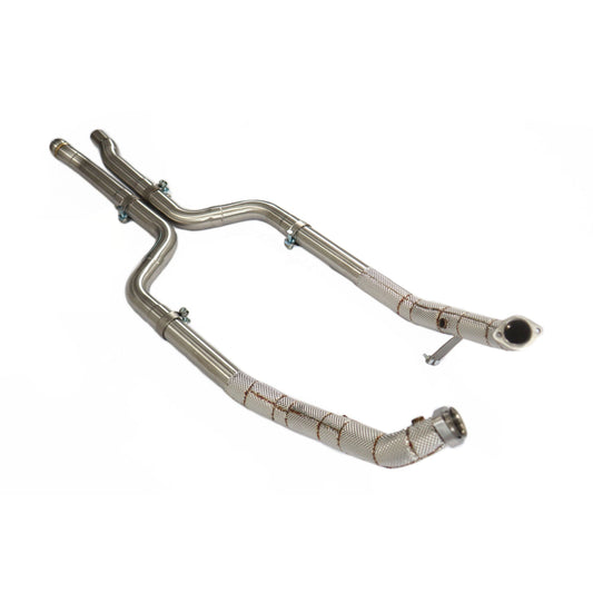 2009-2013 Mercedes E350 Downpipes | W212/C207 Yes Heat Shield / Racing Downpipe (No Cat) Downpipes