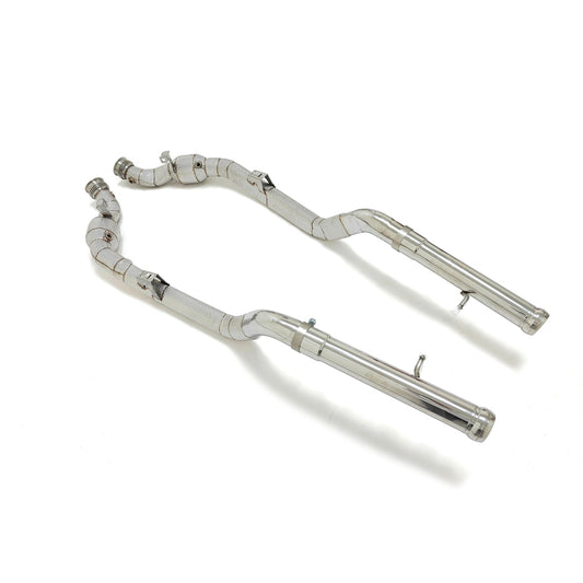 2010-2014 Mercedes CL65 AMG Downpipes | C216 Yes Heat Shield / Racing Downpipe (No Cat) Downpipes