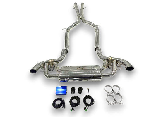 2010-2015 Mercedes SLS AMG Valved Sport Exhaust System | C197/R197 - Exhausts