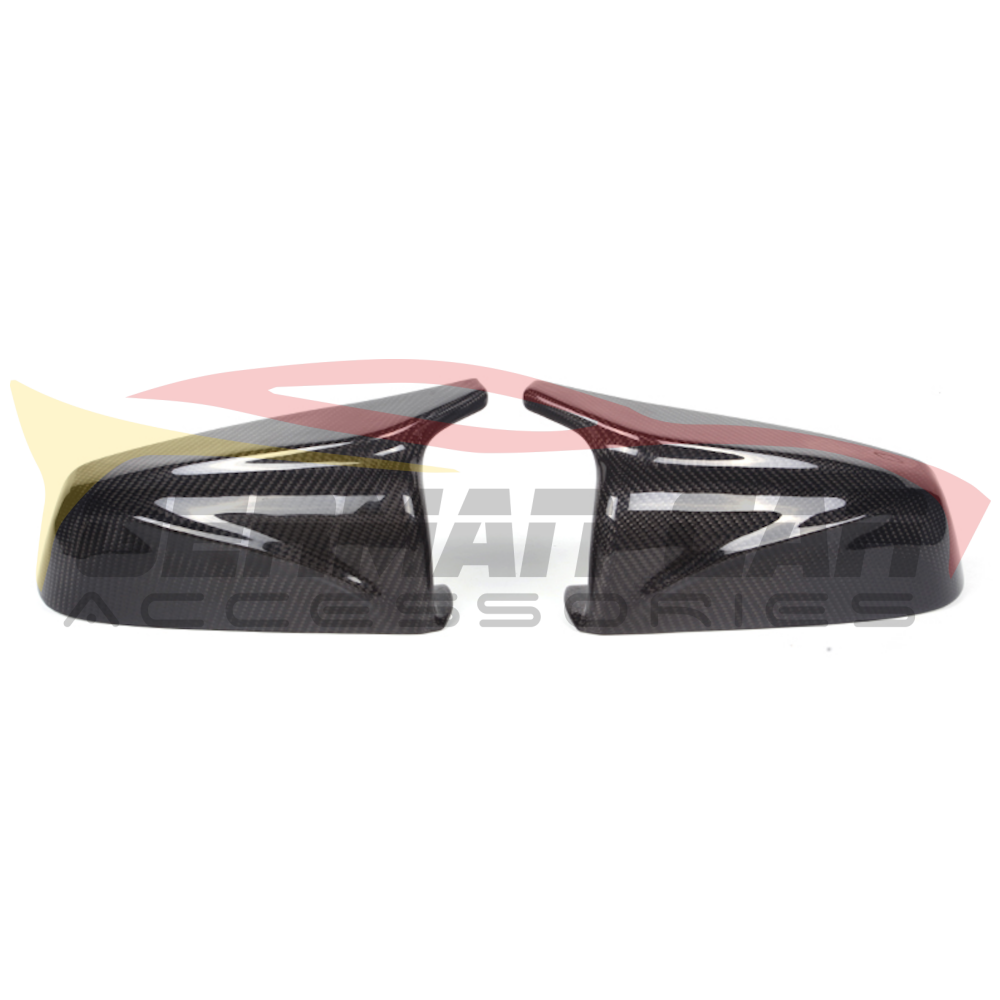 2010-2016 Bmw 5-Series M-Style Carbon Fiber Mirror Caps | F10/F11 2010-2013 (Pre Facelift) / Yes