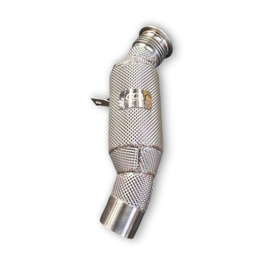 2011-2014 BMW 740i Downpipe | F01/F02 PWG - Yes Heat Shield / Racing Downpipe (No Cat) - Downpipes