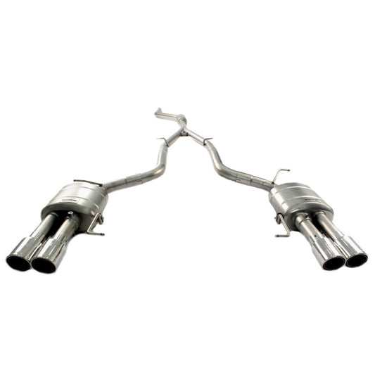 2011-2016 Bmw 5-Series Valved Sport Exhaust System | F10/F11 Stainless Steel / Chrome Tips