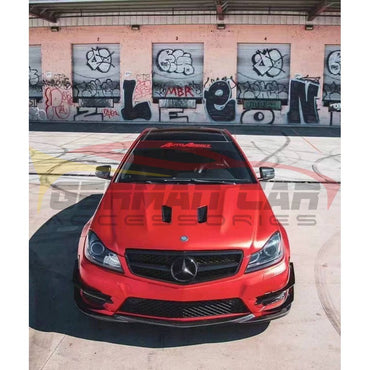 2012-2014 Mercedes-Benz C-Class Carbon Fiber Front Lip | W204 Front Lips/Splitters