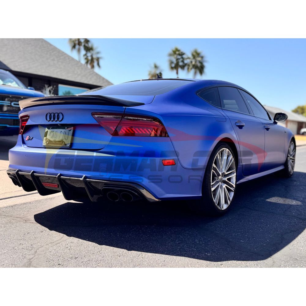 2012-2015 Audi A7/S7/RS7 Renntech Style Carbon Fiber Trunk Spoiler | C7 A7/S7/RS7 Rear Trunk Spoilers