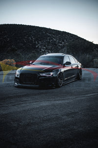 2012-2015 Audi Rs6 Honeycomb Grille With Quattro In Lower Mesh | C7 A6/S6 Front Grilles