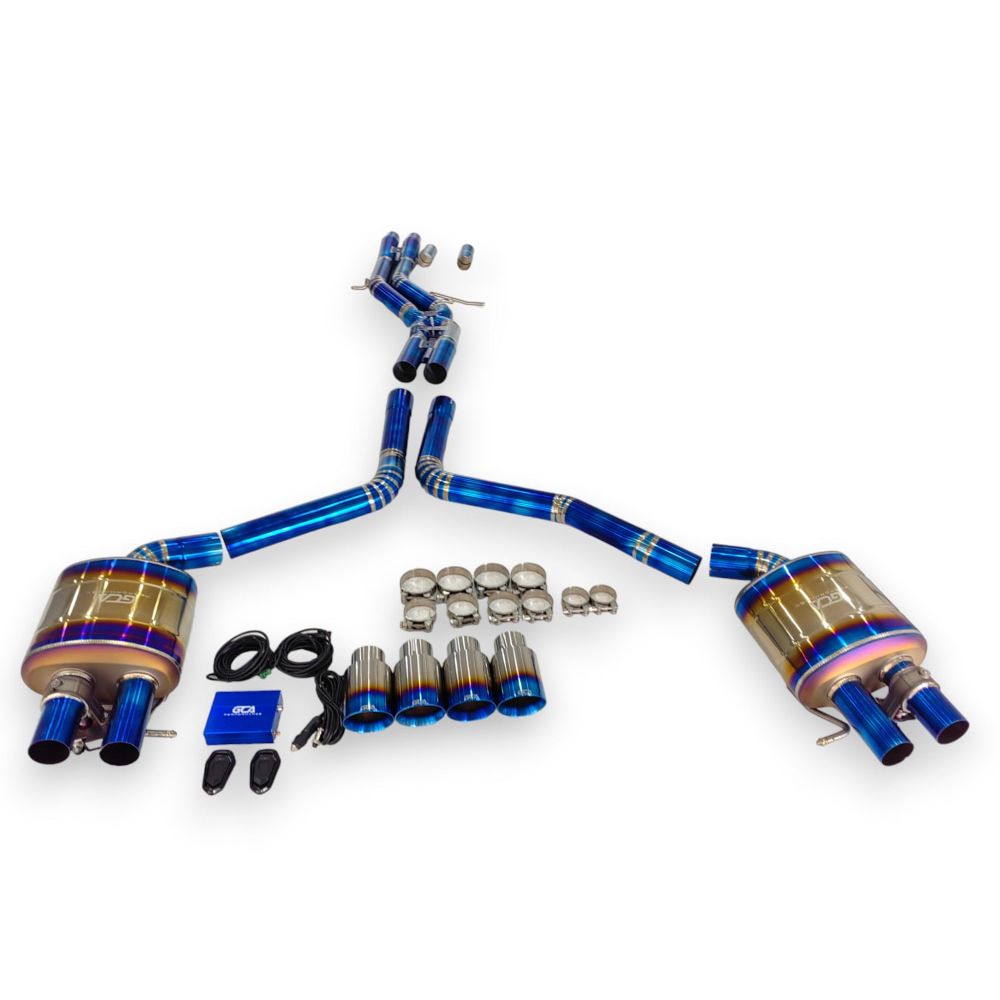 2012-2018 Audi A6/A7 Valved Sport Exhaust System | C7/C7.5 Titanium / Chrome Tips