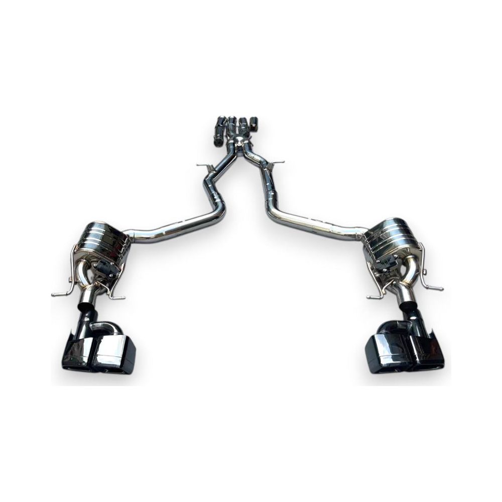 2012-2018 Mercedes CLS63 AMG Valved Sport Exhaust System | W218 Stainless Steel Exhaust / Chrome Tips Exhausts