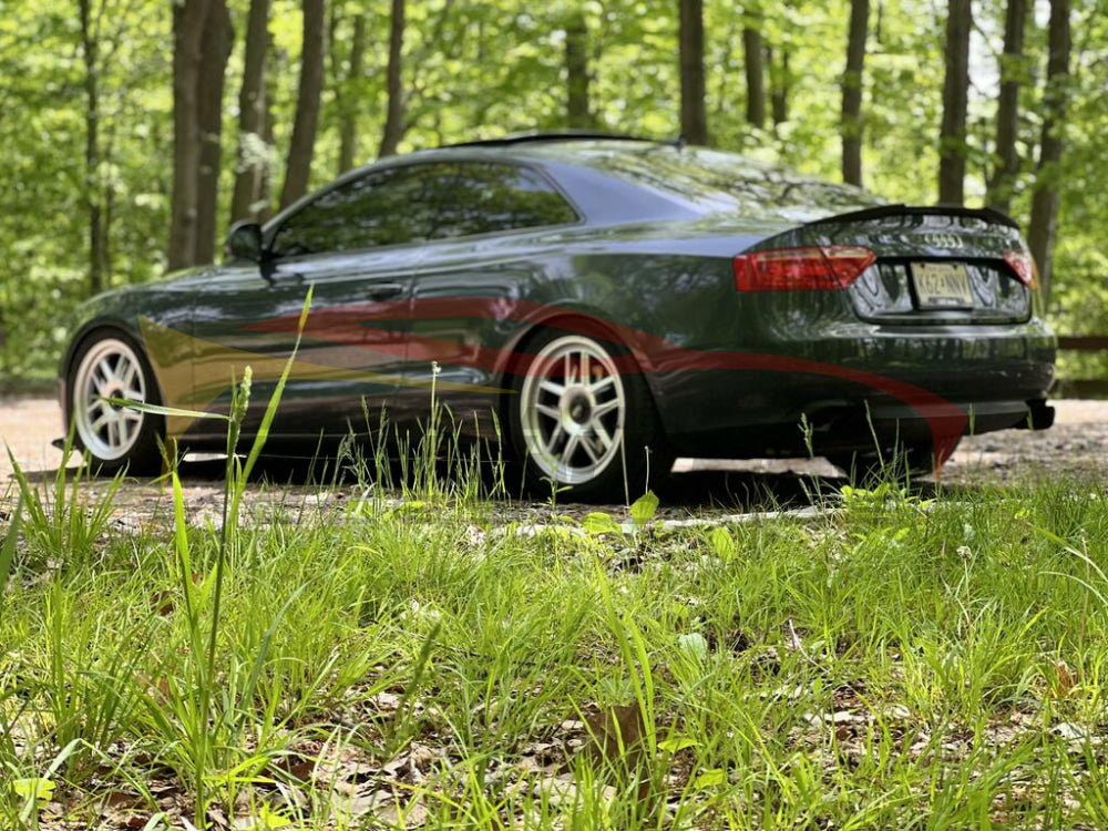 2013-2017 Audi A5 V Style Carbon Fiber Trunk Spoiler | B8.5 Rear Spoilers