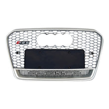 Load image into Gallery viewer, 2013-2017 Audi Rs5 Honeycomb Grille With Quattro In Lower Mesh | B8.5 A5/s5 Silver Frame Net Emblem
