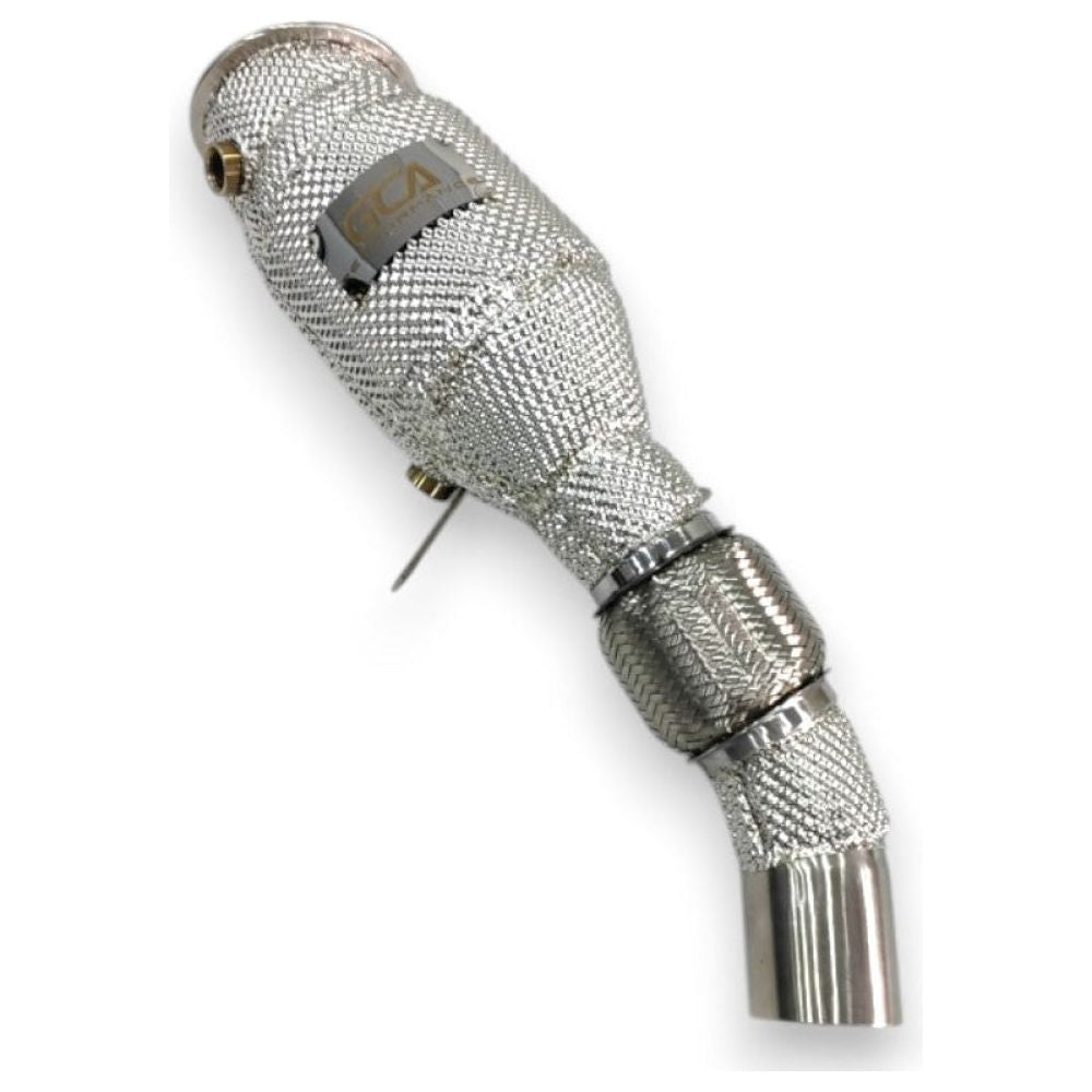 2013-2017 BMW 1-Series Downpipe | F20/F21 Yes Heat Shield / Racing Downpipe (No Cat) Downpipes