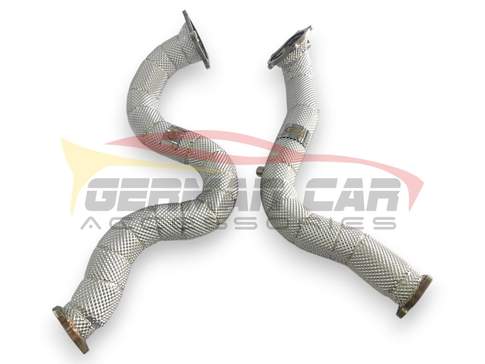 2013-2018 Audi Rs6/Rs7 Downpipes | C7/C7.5 Yes Heat Shield / Racing Downpipe (No Cat) Front Race