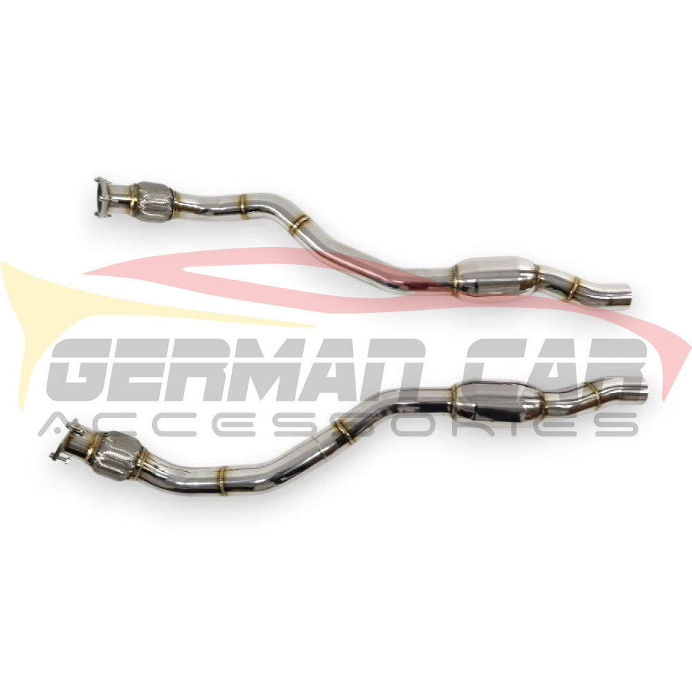 2013-2018 Audi RS6/RS7 Front Resonator Delete Pipes | C7/C7.5 RS6/RS7 Front Pipes