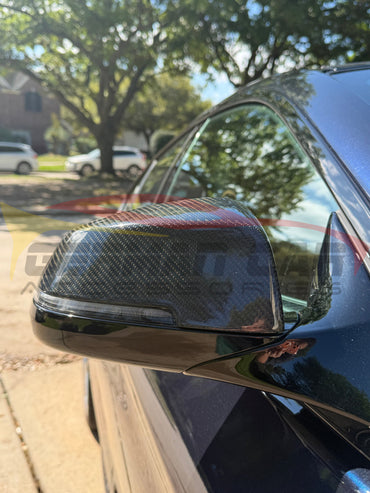 2013-2018 BMW 6-Series Carbon Fiber Mirror Caps | F06/F12/F13 - Mirror Caps