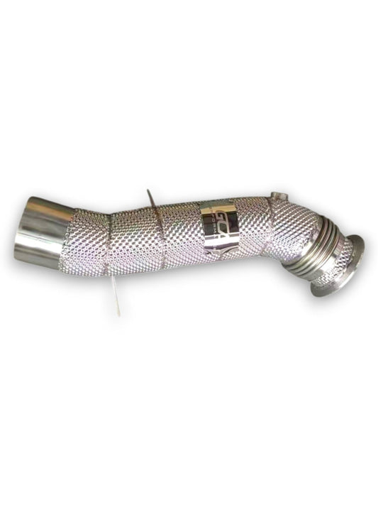 2013-2018 BMW M135i Downpipe | F20/F21 EWG - Yes Heat Shield / Racing Downpipe (No Cat) - Downpipes