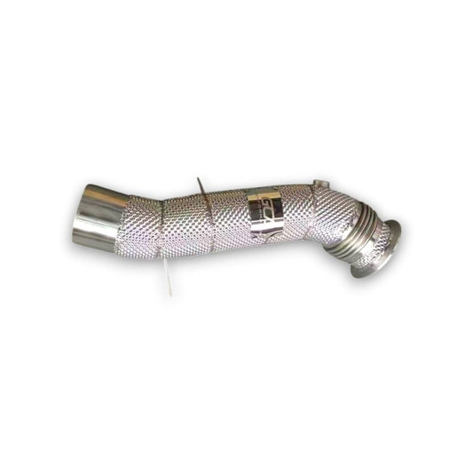 2013-2018 BMW M135i Downpipe | F20/F21 EWG - Yes Heat Shield / Racing Downpipe (No Cat) - Downpipes
