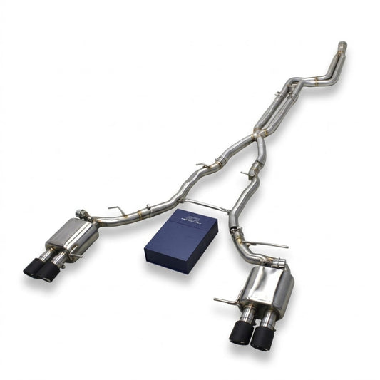 2013-2019 BMW 640i 640i xDrive Valved Sport Exhaust System | F06 - Stainless Steel Exhaust / Chrome Tips - Exhausts
