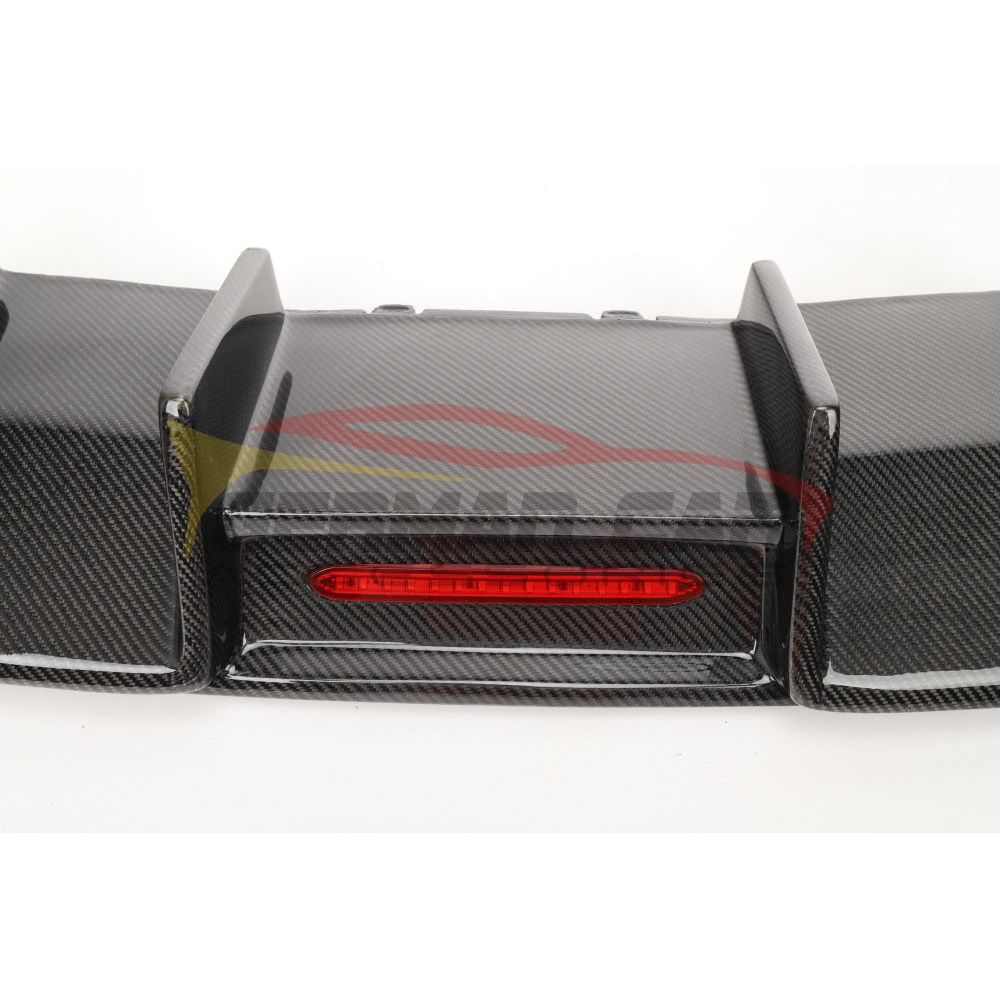 2014-2016 Audi A3/s3 Carbon Fiber Diffuser With Led Brake Light | 8V