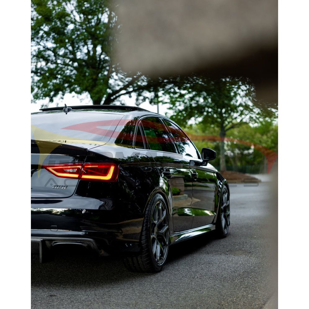 2014-2016 Audi A3/S3 Carbon Fiber Diffuser with LED Brake Light | 8V A3/S3 Rear Diffusers