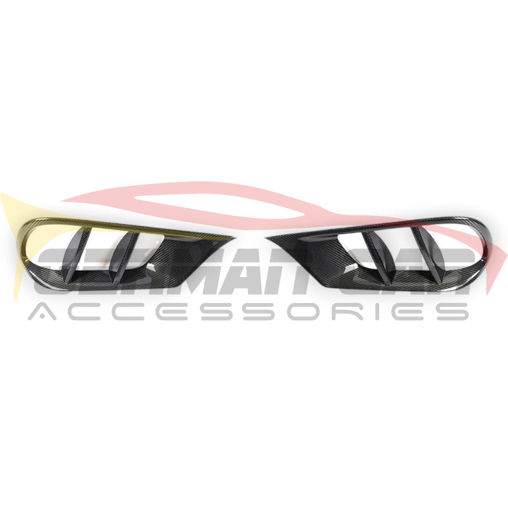 2014-2016 Mercedes-Benz E-Class Carbon Fiber Front Fender Vent Trim | W212 Facelift Additional Accessories