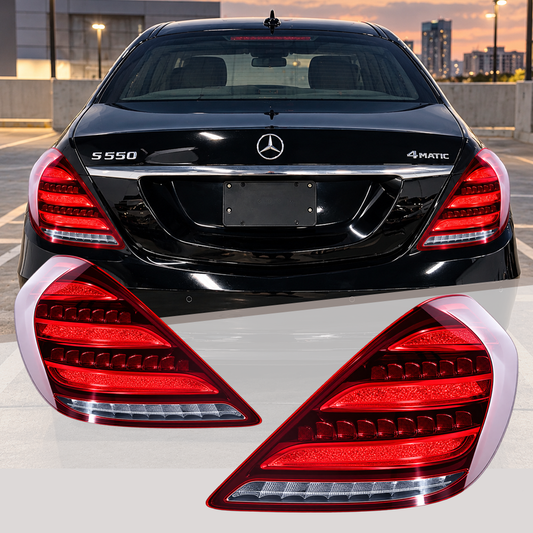 2014-2017 Mercedes-Benz S-Class/S63/S65 AMG LED Taillights | W222/X222 Pre-Facelift
