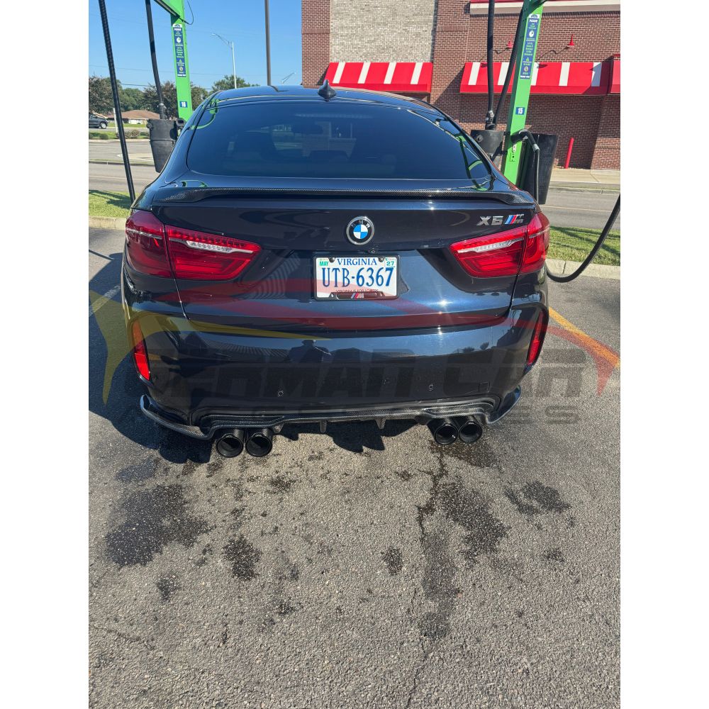 2014-2018 BMW X5M/X6M 3D Style Carbon Fiber Rear Diffuser | F85/F86 Rear Diffusers