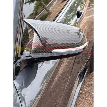 2014-2020 BMW 2-Series M-Style Carbon Fiber Mirror Caps | F22/F23 - Mirror Caps