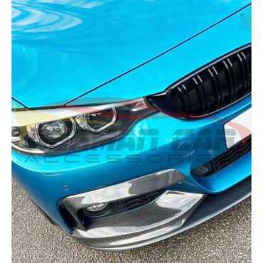 2014-2020 BMW 4-Series Carbon Fiber Upper Front Bumper Splitters | F32/F33/F36 - Additional Accessories
