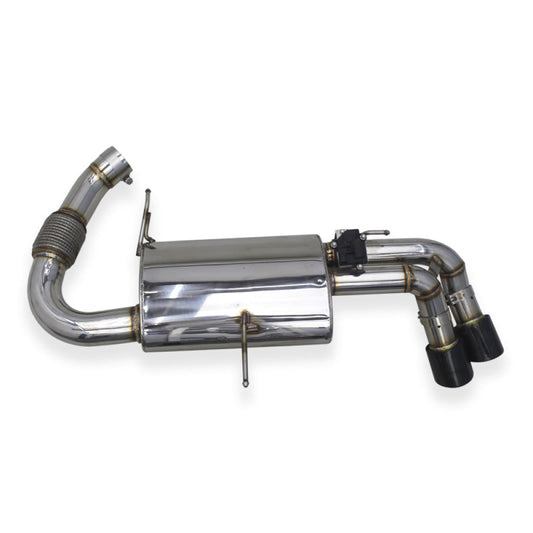 2014-2020 BMW i8 Valved Sport Exhaust System | I12/I15 Stainless Steel Exhaust / Chrome Tips Exhausts
