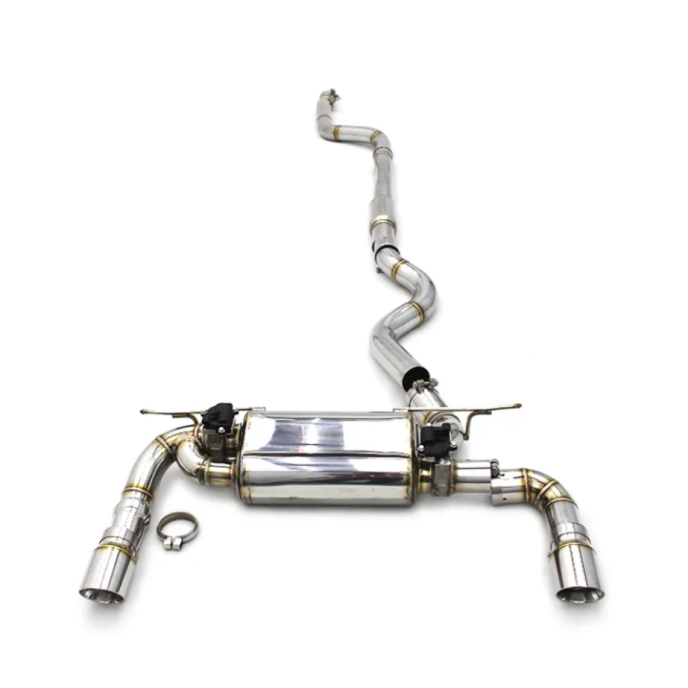 2014-2021 Bmw M235I/M240I Valved Sport Exhaust System | F22/F23 Stainless Steel / Chrome Tips