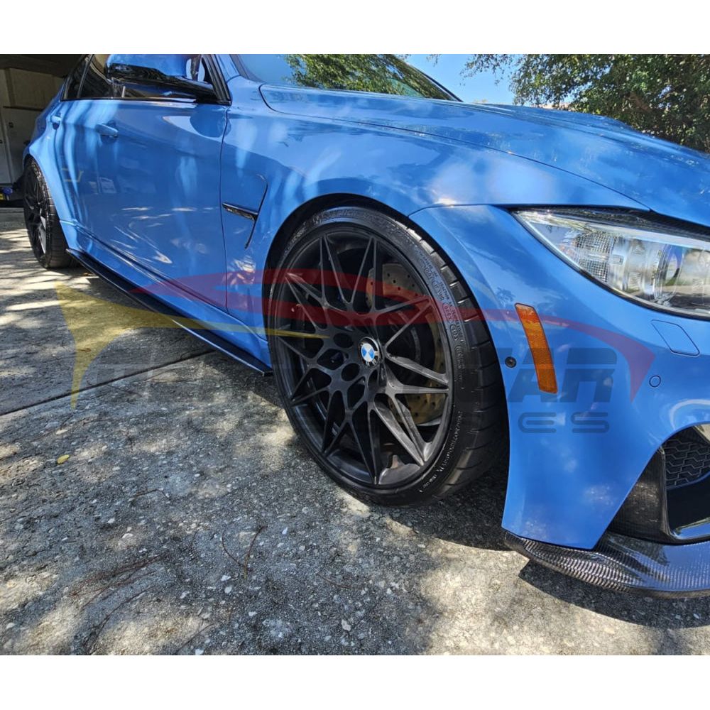 2014-2021 BMW M3/M4 Carbon Fiber Performance Side Skirt Extensions | F80/F82/F83 Side Skirts