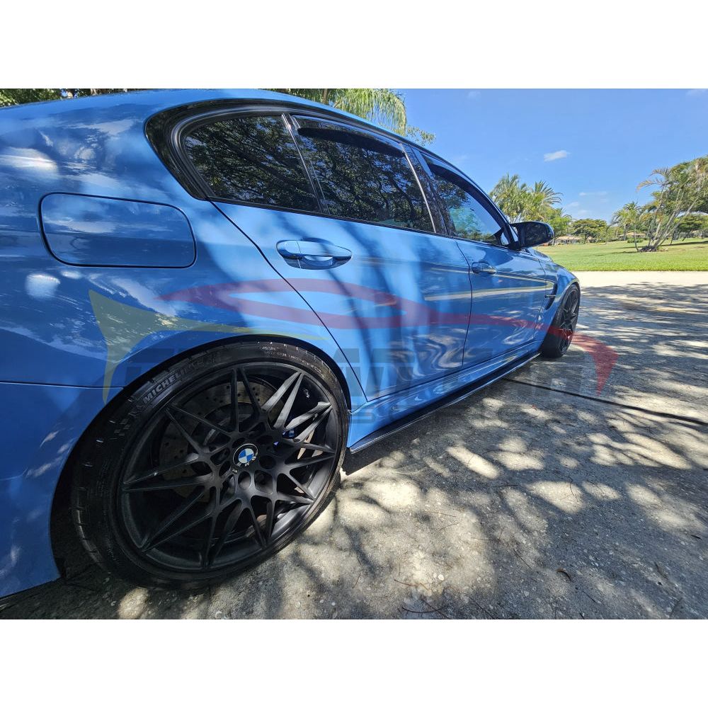 2014-2021 BMW M3/M4 Carbon Fiber Performance Side Skirt Extensions | F80/F82/F83 Side Skirts