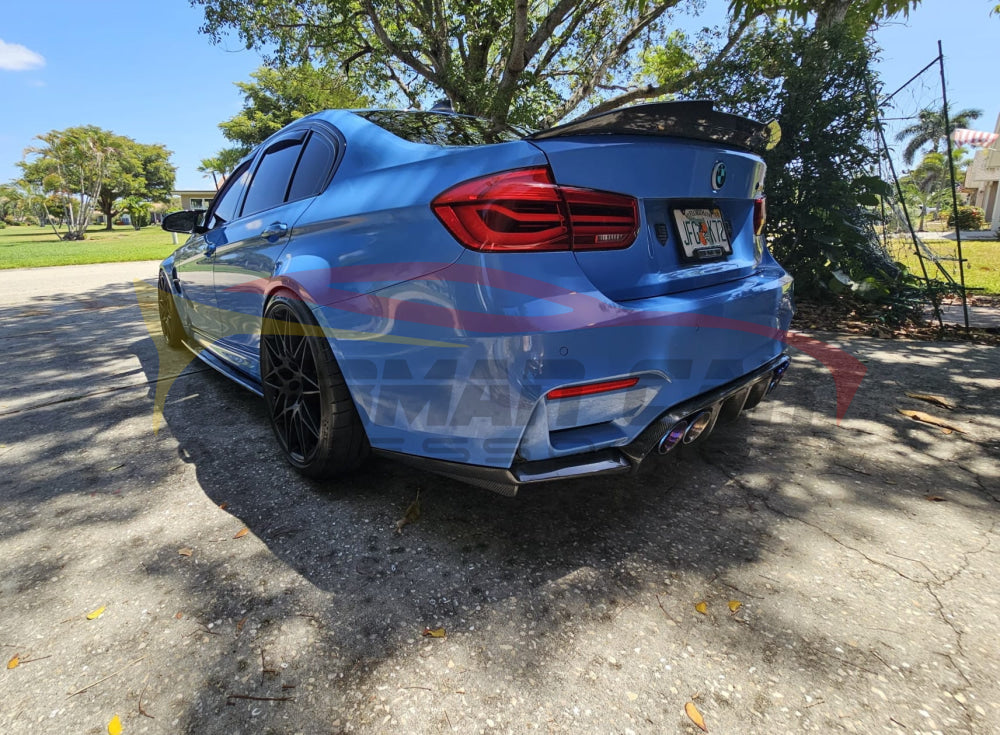 2014-2021 BMW M3/M4 Carbon Fiber Performance Side Skirt Extensions | F80/F82/F83 Side Skirts
