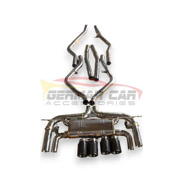 2015-2018 Bmw X5M/X6M Valved Sport Exhaust System | F85/F86 Stainless Steel / Chrome Tips