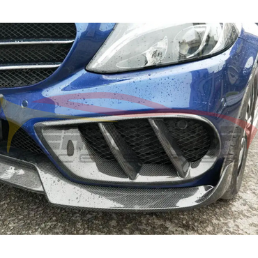 2015-2018 Mercedes-Benz C-Class Carbon Fiber Front Fender Vent Trim | W205 Additional Accessories