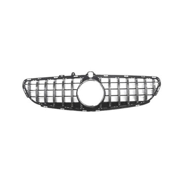 2015 2018 Mercedes Benz CLS63 AMG GTR Style Front Grille | W218 FaceLift Chrome Silver Front Grilles