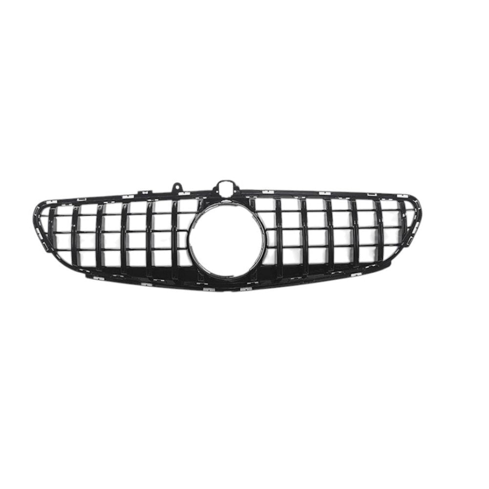 2015 2018 Mercedes Benz CLS63 AMG GTR Style Front Grille | W218 FaceLift Gloss Black Front Grilles