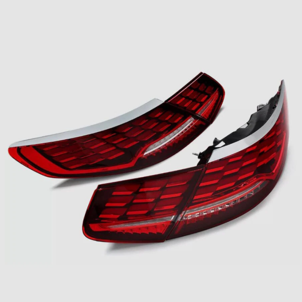 2015 2018 Mercedes Benz S Class Maybach Style LED Taillights | C217/A217 Coupe/Convertible Red Taillights
