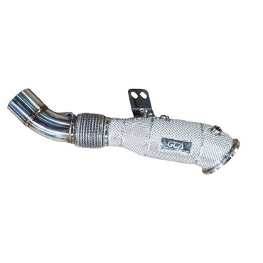 2022 + Bmw M240I Downpipe | G42 Yes Heat Shield / Racing (No Cat) Front Race Pipes